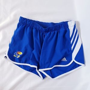 Adidas University of Kansas Running Shorts